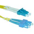 Aish Fiber Optic Cable LC SC Singlemode Duplex 9-125 2 meter 6.6 foot AI622660